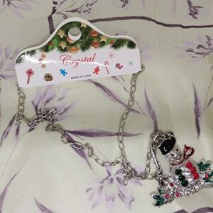 Snowman necklace
